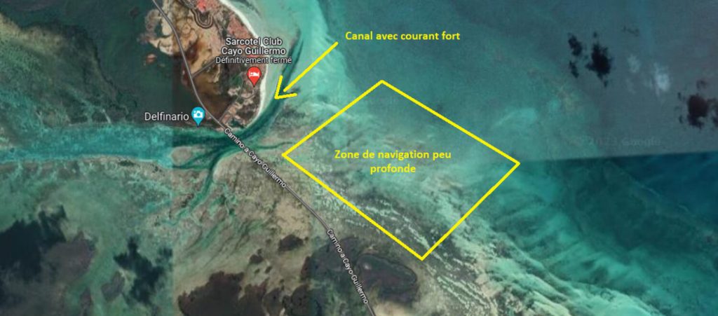 Canal à Cayo Guillermo, Cuba